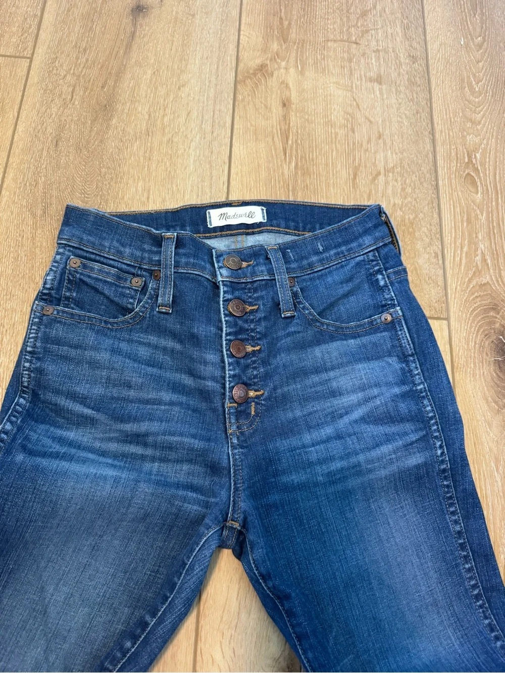 MADEWELL 10” HIGH RISER SKINNY SKINNY JEANS SIZE 25S